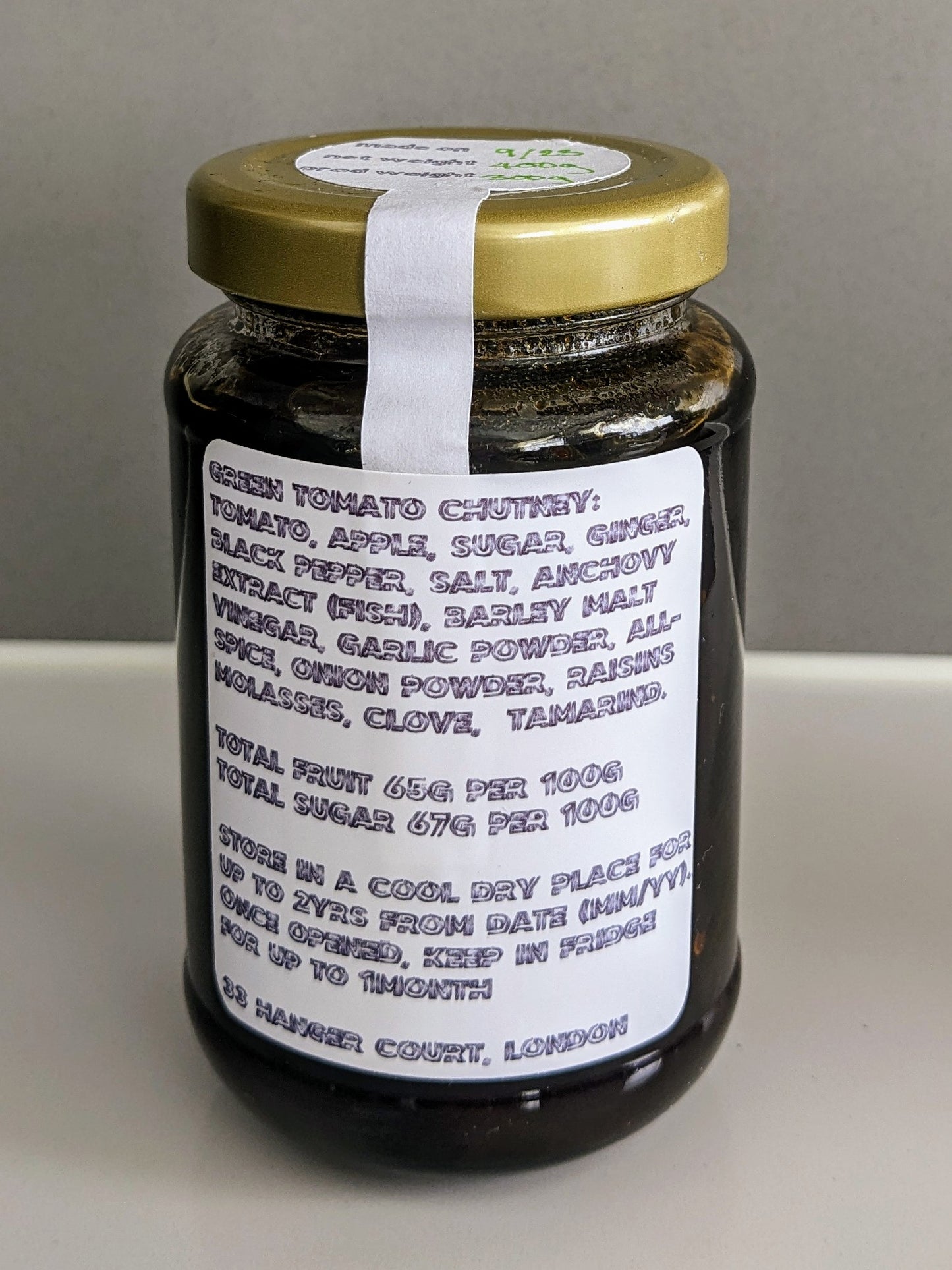 G.U.V Green Tomato Chutney